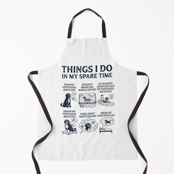 Item preview, Funny Portuguese Water Dog Lover Spare Time Activities designed and sold by dian-rody-crest.
