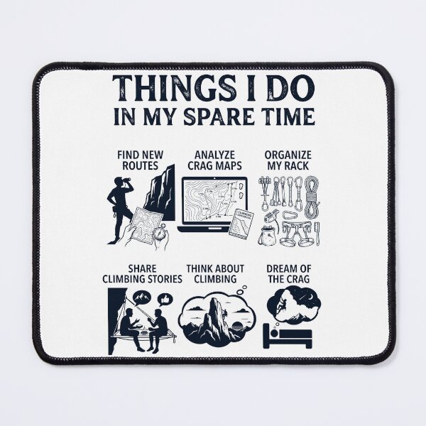 Item preview, Funny Rock Climbing Lover Spare Time Activities designed and sold by dian-rody-crest.