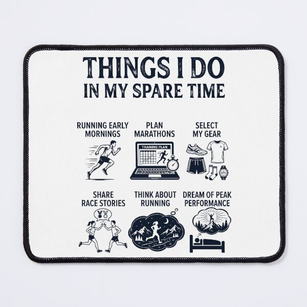 Item preview, Funny Running Lover Spare Time Activities designed and sold by dian-rody-crest.