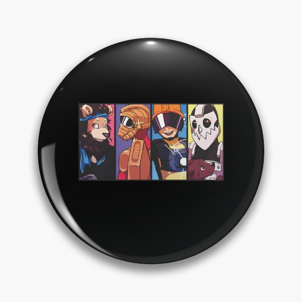 Item preview, Four Panel Sci Fi Synthwave Character Portrait designed and sold by pixelvect.