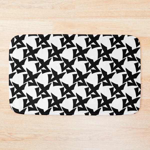 Item preview, Abstract pattern black and white retro designed and sold by fuzzyfox.