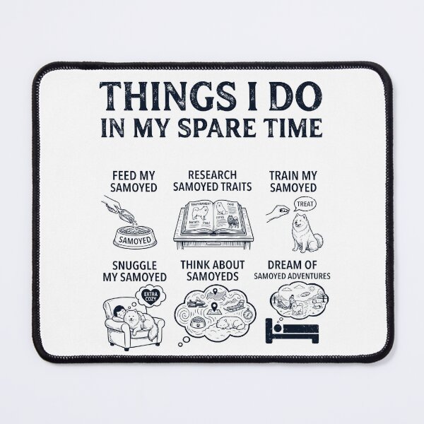 Item preview, Funny Samoyed Lover Spare Time Activities designed and sold by dian-rody-crest.