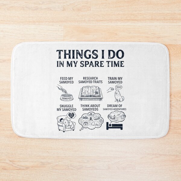 Item preview, Funny Samoyed Lover Spare Time Activities designed and sold by dian-rody-crest.