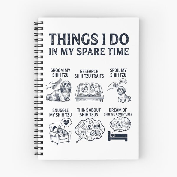 Item preview, Funny Shih Tzu Lover Spare Time Activities designed and sold by dian-rody-crest.
