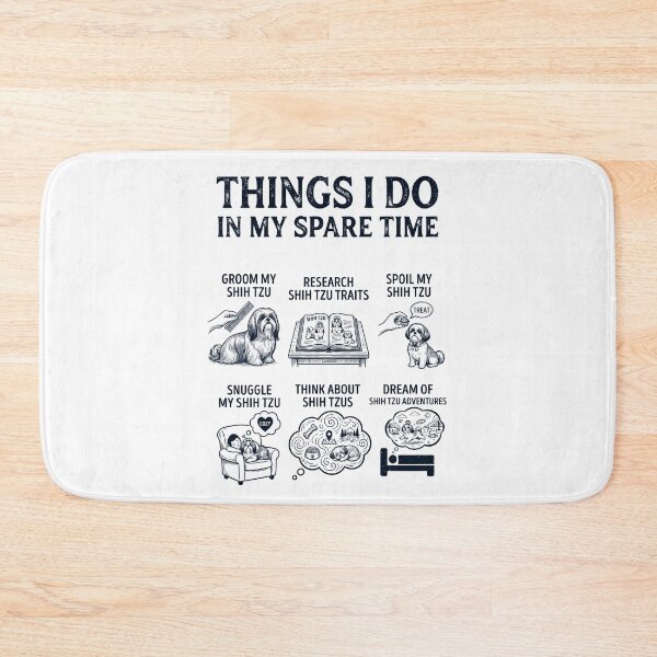 Item preview, Funny Shih Tzu Lover Spare Time Activities designed and sold by dian-rody-crest.