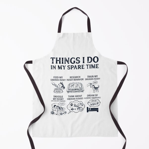 Item preview, Funny Siberian Husky Lover Spare Time Activities designed and sold by dian-rody-crest.