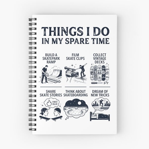 Item preview, Funny Skateboarding Lover Spare Time Activities designed and sold by dian-rody-crest.