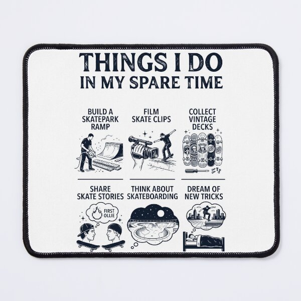 Item preview, Funny Skateboarding Lover Spare Time Activities designed and sold by dian-rody-crest.