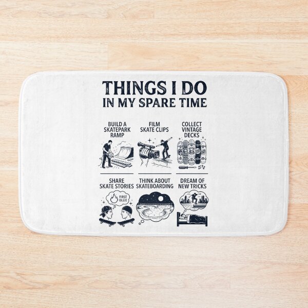 Item preview, Funny Skateboarding Lover Spare Time Activities designed and sold by dian-rody-crest.