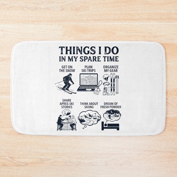 Item preview, Funny Skiing Lover Spare Time Activities designed and sold by dian-rody-crest.