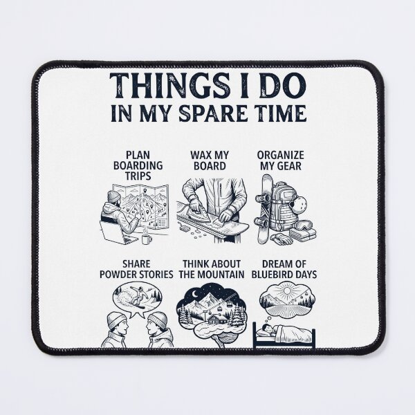 Item preview, Funny Snowboarding Lover Spare Time Activities designed and sold by dian-rody-crest.