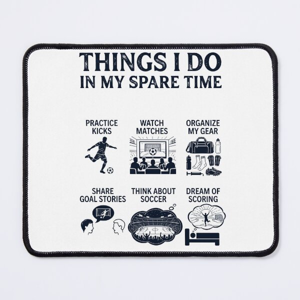 Item preview, Funny Soccer Lover Spare Time Activities designed and sold by dian-rody-crest.