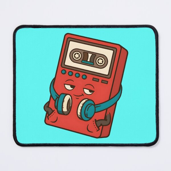 Item preview, Retro Cassette Tape Character Headphones designed and sold by PreeCha Art & Co..