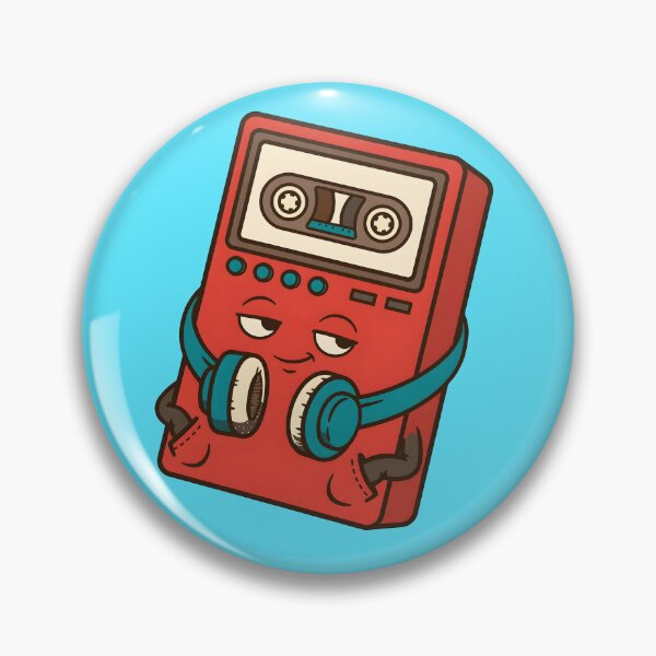 Item preview, Retro Cassette Tape Character Headphones designed and sold by PreeCha Art & Co..
