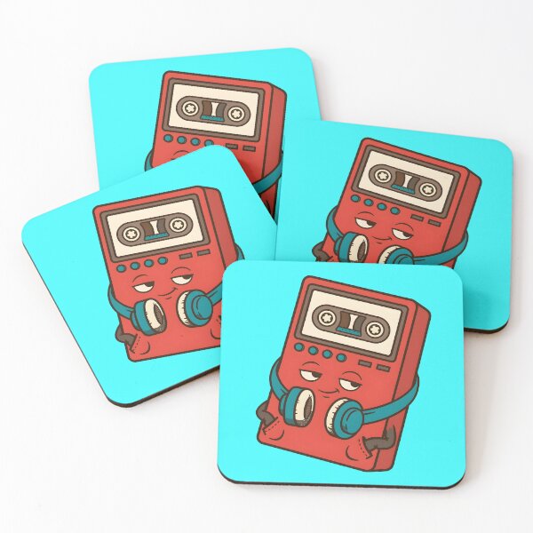 Item preview, Retro Cassette Tape Character Headphones designed and sold by PreeCha Art & Co..