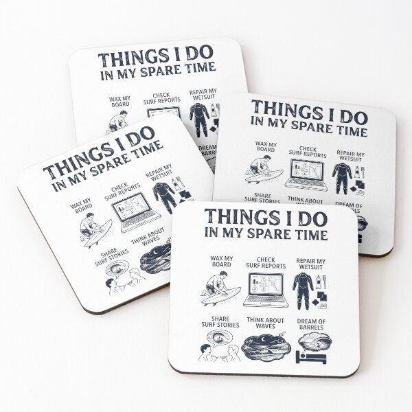 Item preview, Funny Surfing Lover Spare Time Activities designed and sold by dian-rody-crest.