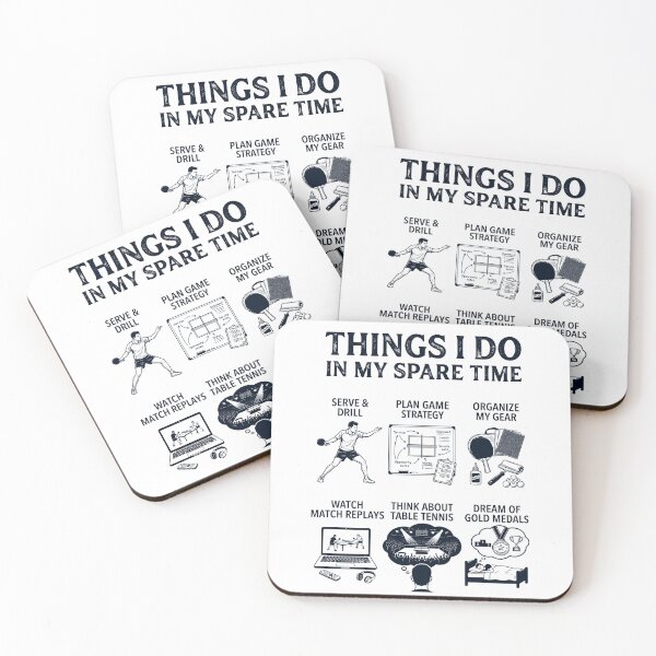 Item preview, Funny Table Tennis Lover Spare Time Activities designed and sold by dian-rody-crest.