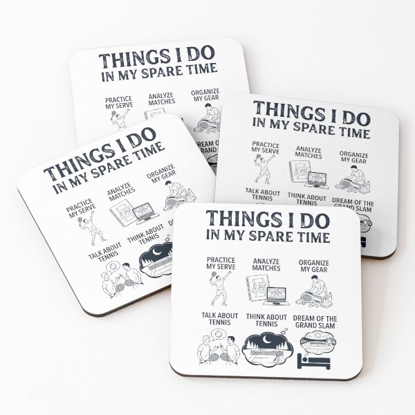 Item preview, Funny Tennis Lover Spare Time Activities designed and sold by dian-rody-crest.