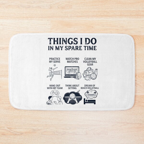 Item preview, Funny Volleyball Lover Spare Time Activities designed and sold by dian-rody-crest.