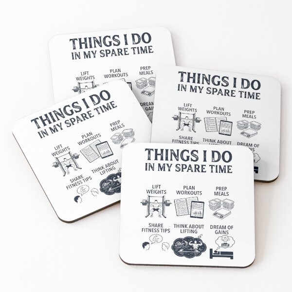 Item preview, Funny Weightlifting Lover Spare Time Activities designed and sold by dian-rody-crest.