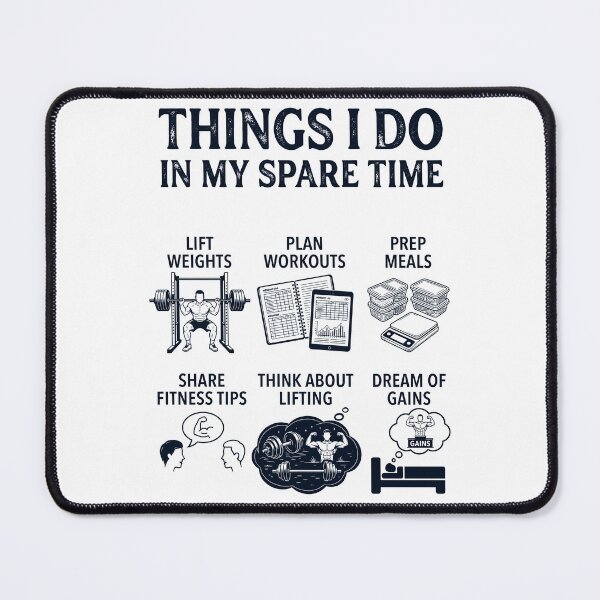 Item preview, Funny Weightlifting Lover Spare Time Activities designed and sold by dian-rody-crest.