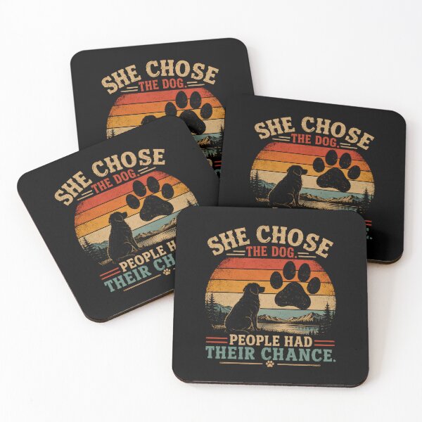 Item preview, She Chose The Dog People Had Their Chance designed and sold by a-turner-paint.