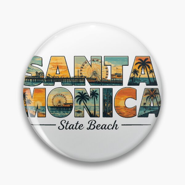 Item preview, Santa Monica (Pier & State Beach) designed and sold by maximinano100k.