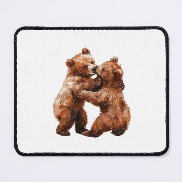 Item preview, Bear Cub | Cute Woodland Animal Watercolor Art designed and sold by Mandayartstudio.