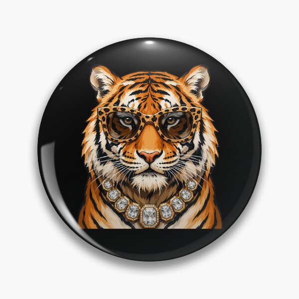 Item preview, Glam Tiger, Preppy Leopard designed and sold by Ribeiro-Art.