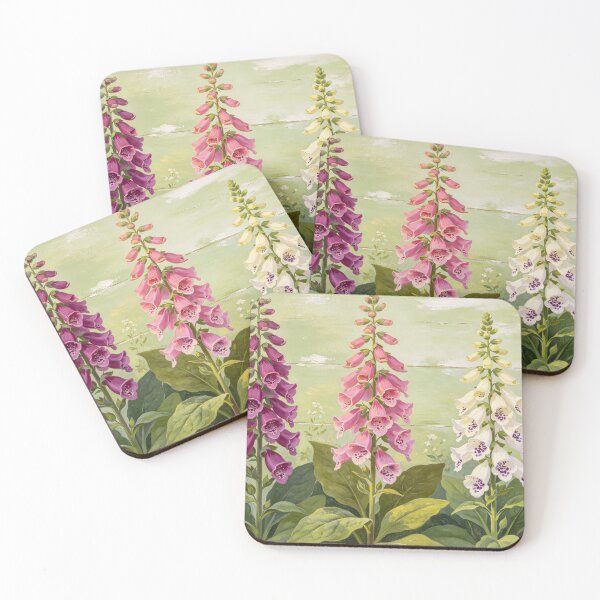 Item preview, Digitalis Purpurea Foxglove Painting Cottage Garden Botanical Art designed and sold by EduMaru_Arts.