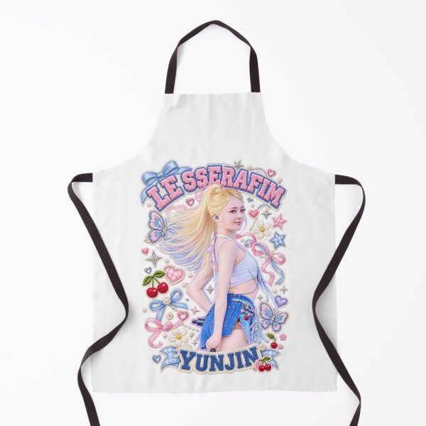 Item preview, Huh Yunjin Blonde Hair White Strappy Crop Top designed and sold by Valereekmerch.