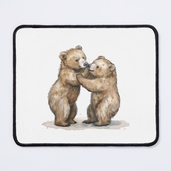 Item preview, Bear Cub | Cute Woodland Animal Watercolor Art designed and sold by Mandayartstudio.