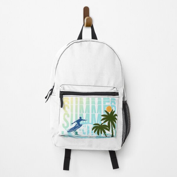 Item preview, Summer Surfing Wave Vector T-Shirt Design - Ocean Surfer Beach Tropical Graphic designed and sold by Rabu10.