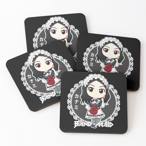 Item preview, Chibi Maid Rocker Playing Red Electric Guitar Japanese Anime designed and sold by Julithstuff.