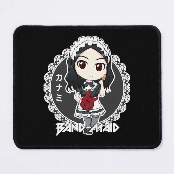 Item preview, Chibi Maid Rocker Playing Red Electric Guitar Japanese Anime designed and sold by Julithstuff.