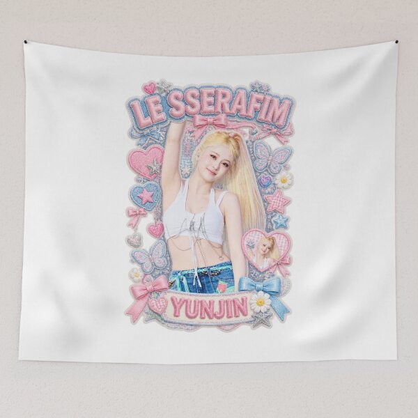 Item preview, Huh Yunjin Bright Blonde Hair Summer Look designed and sold by Valereekmerch.