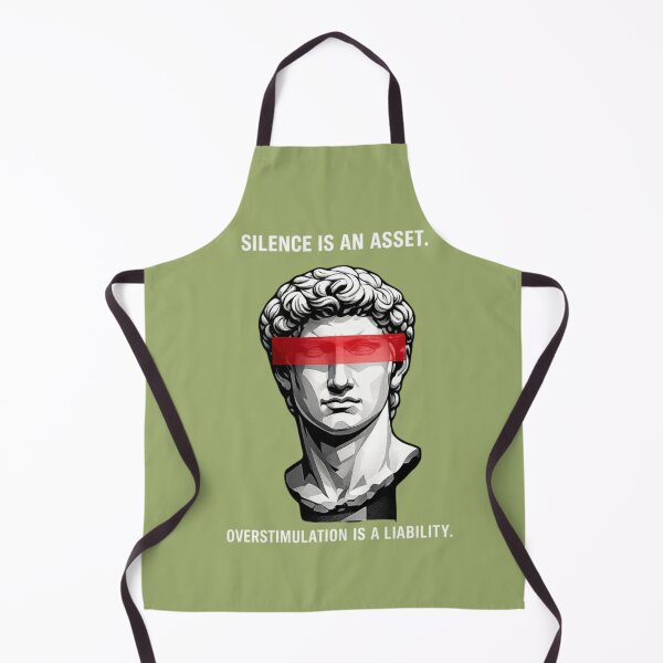 Aperçu de l'œuvre Le silence est un atout - T-shirt stoïque créée et vendue par EIPTOW.