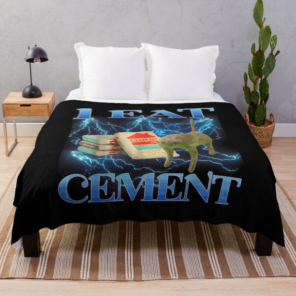 Item preview, I Eat Cement Funny Cat Meme Gen Z Brainrot Humor T-Shirt designed and sold by Remontadarnia.