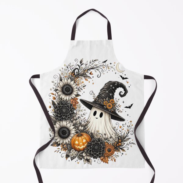 Item preview, Dark Floral Witch Ghost Sunflower Halloween designed and sold by VioletNance.