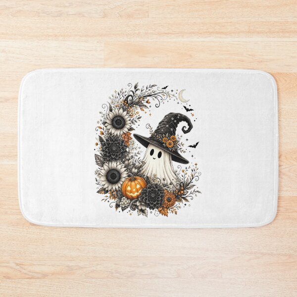 Item preview, Dark Floral Witch Ghost Sunflower Halloween designed and sold by VioletNance.