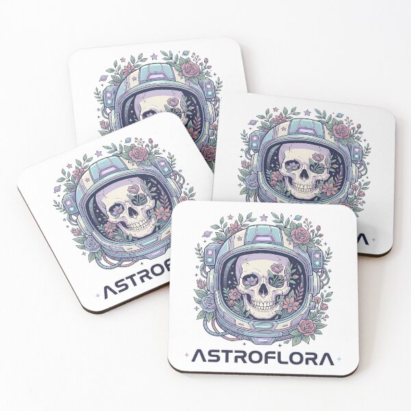 Item preview, Astro Flora Skull Pastel Botanical Space Helmet designed and sold by iwzzuel.