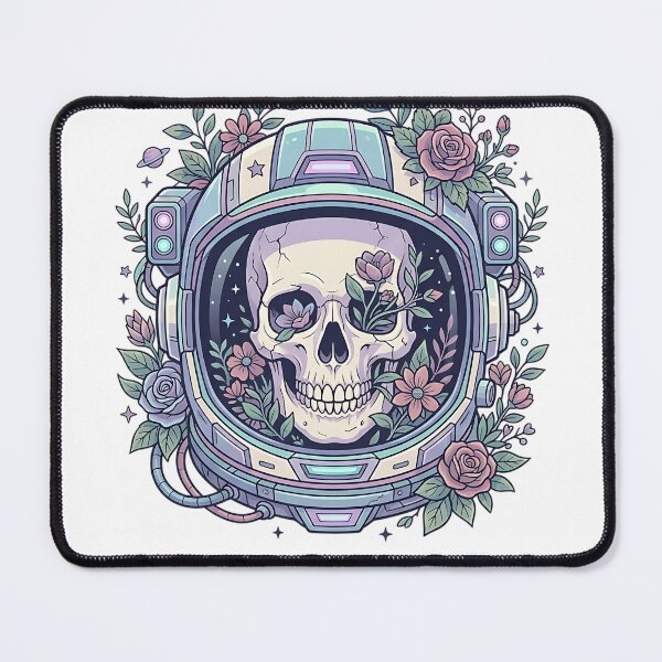 Item preview, Astro Flora Skull Pastel Botanical Space Helmet designed and sold by iwzzuel.