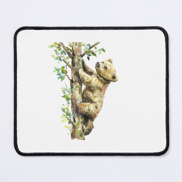 Item preview, Bear Cub | Cute Woodland Animal Watercolor Art designed and sold by Mandayartstudio.