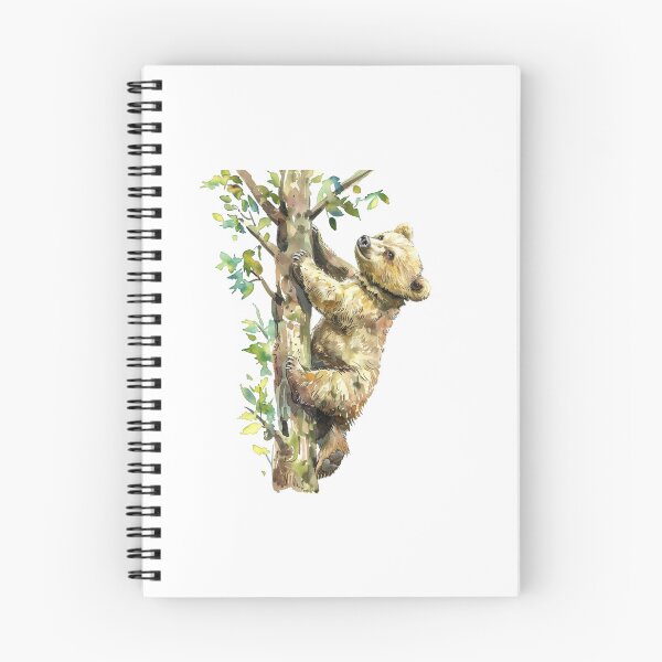 Item preview, Bear Cub | Cute Woodland Animal Watercolor Art designed and sold by Mandayartstudio.