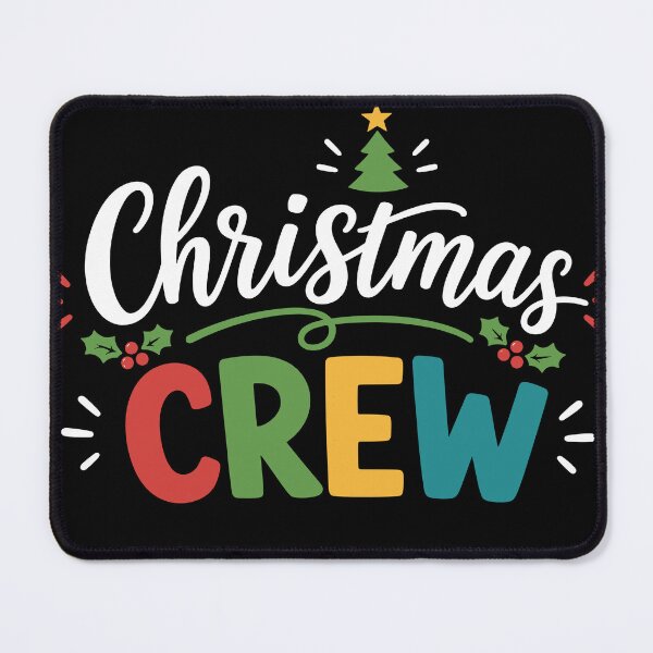 Item preview, Christmas Crew Christmas Tree Holly Holiday Festive Retro designed and sold by mraihan.