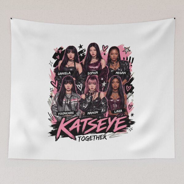 Aperçu de l'œuvre KATSEYE Together Girl Group Artwork créée et vendue par Daryel99.