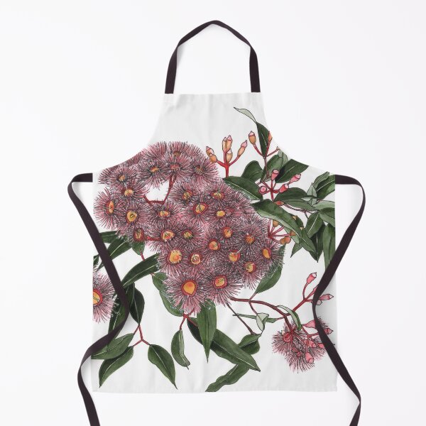 Item preview, Eucalyptus Corymbia flowers leaves pink green designed and sold by blueidesign.