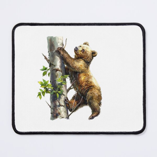 Item preview, Bear Cub | Cute Woodland Animal Watercolor Art designed and sold by Mandayartstudio.