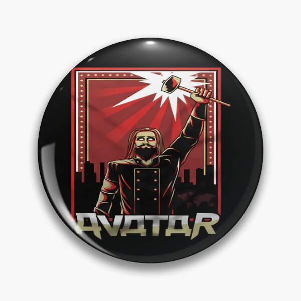 Item preview, Masked Figure Holding Raised Hammer Propaganda designed and sold by erijgaied.
