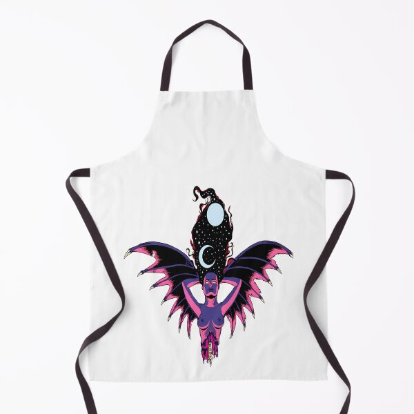 Item preview, Cosmic Winged Goddess With Starry Night Hair And Exposed Spine designed and sold by zenbubble.